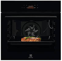 Духова шафа Electrolux електрична, 72л, A+, дисплей, конвекція, піроліз, телескопічні напрямні, чорний Baumar - Порадуй Себе