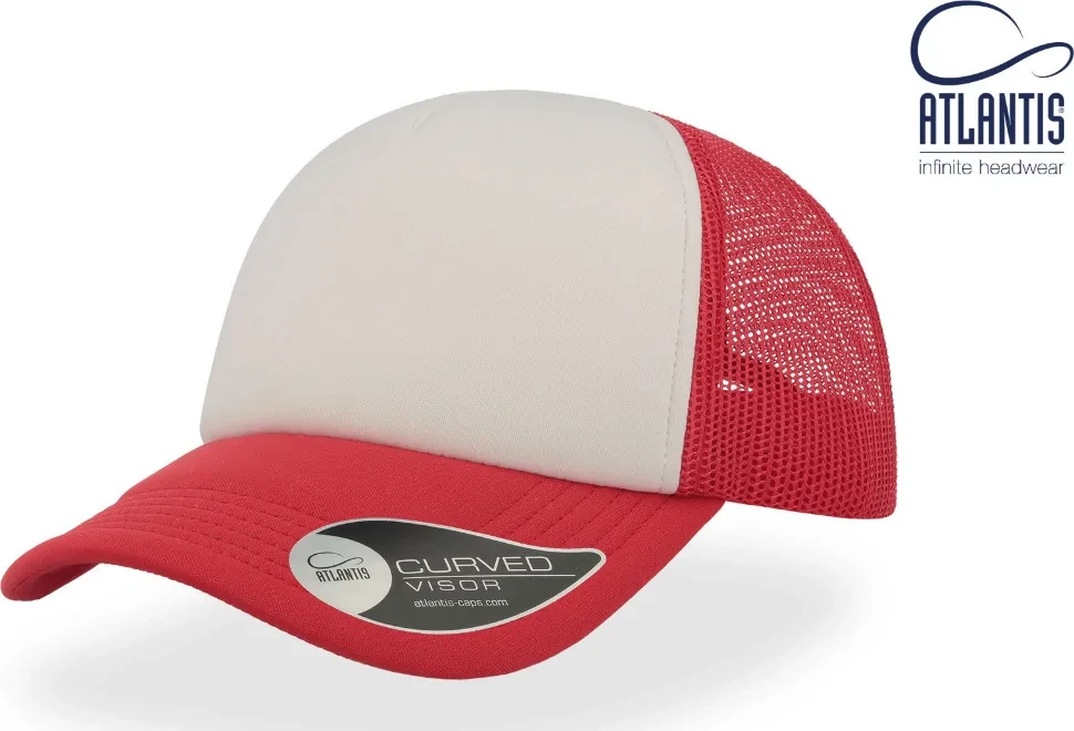 Кепка Atlantis Rapper, червоний з білим