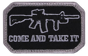 Нашивка Airsoft Velcro Color Patch - "Come And Take It"