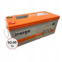 Акумулятор Inerge IN-12-200-G GEL 12V 200Ah DEEP CYCLE, фото 3