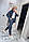 Жіночий стильний прогулянковий костюм/комплект із вельвету (Розміри 44,48), Сірий, фото 6