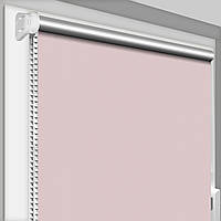 Рулонна штора ТМ "DecoSharm" Блекаут Сільвер Термо 307 відкритого типу Світло-рожевий