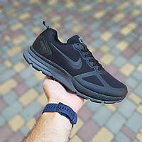 Найк Флайнит Рейсер Кроссовки еврозима мужские черные с серым Nike Flykit Racer Мужская термо обувь черная