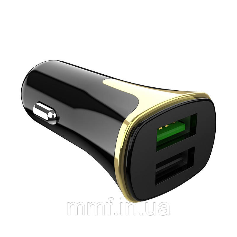 АЗП Hoco Z31 Universe QC3.0 (2USB) \ black