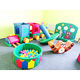 М'який ігровий модуль-трансформер Паровозик великий (17 елементів), фото 3