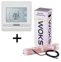 Нагрівальний мат Woks з терморегулятором Е91