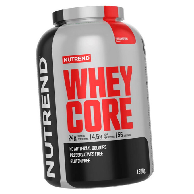 Протеїн Концентрат сироваткового білка Nutrend Whey Core 1,8кг