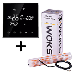 Нагрівальний мат Woks з терморегулятором Ecoset BHT-800 Wi-Fi