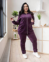 Спортивний костюм Велюр фіолет