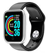 Смарт годинник Watch Smart Band D20 your health steward Bluetooth розумний годинник фітнес трекер Чорний