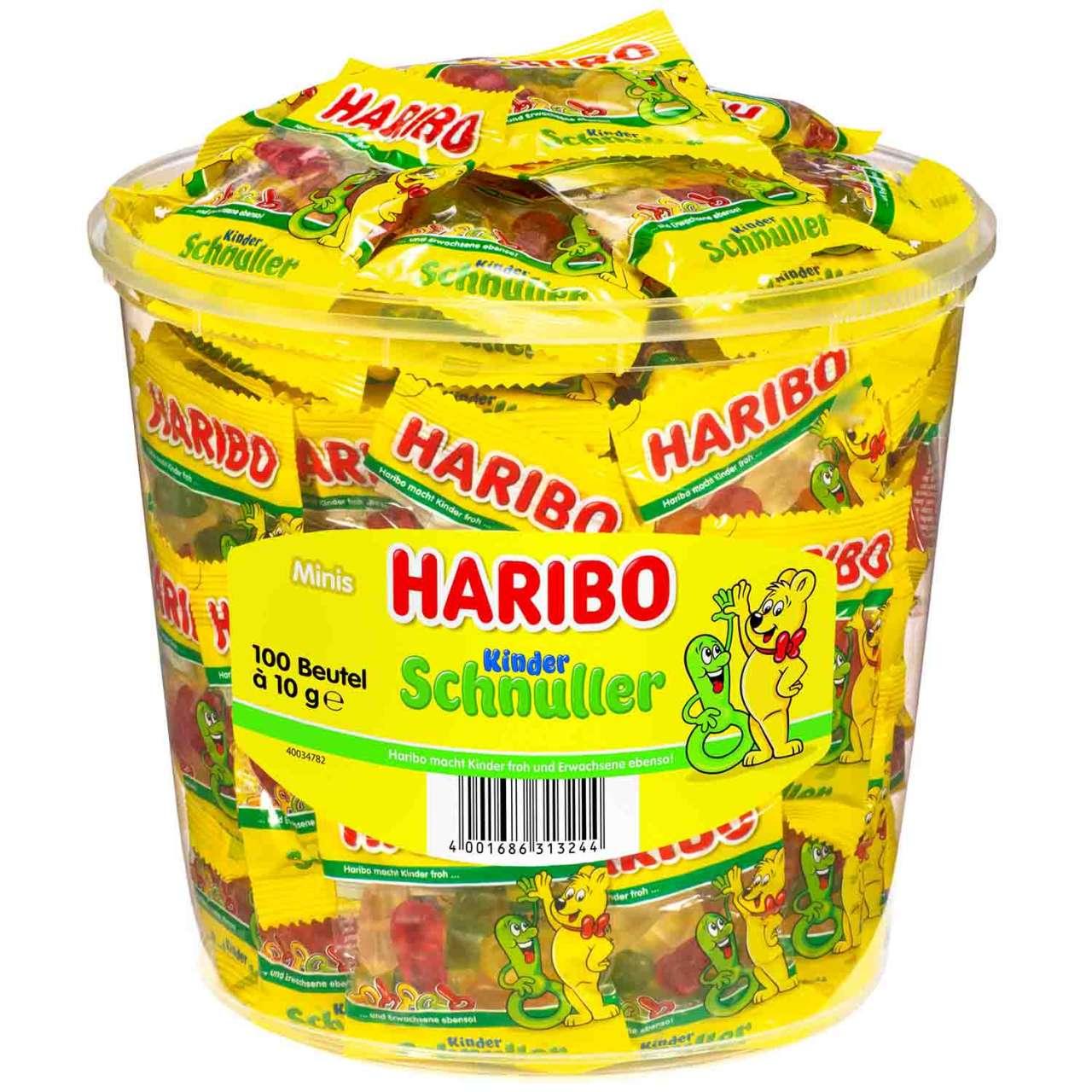 Желейні цукерки Haribo лакричні равлики, міні 100 шт.