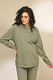 Худі для вагітних та годування MIRA SW-32.012 оливка S, фото 2