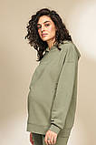 Худі для вагітних та годування MIRA SW-32.012 оливка S, фото 3