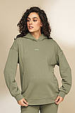 Худі для вагітних та годування MIRA SW-32.012 оливка S, фото 4