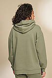 Худі для вагітних та годування MIRA SW-32.012 оливка S, фото 6
