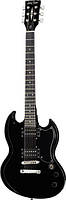 Електрогітара Harley Benton DC-200 BK Student Series