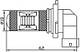 Світлодіодна Автолампа HB3 (9005), 30W (750Lm), (6 світлодіодів 5W CREE) + Лінза, фото 2