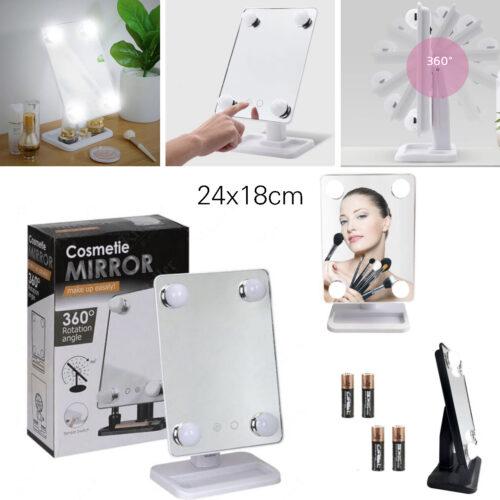 Дзеркало з підсвіткою для макіяжу Cosmetie mirror 360 Rotation Angel