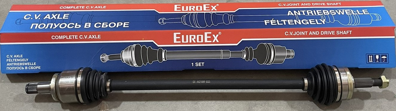Привід у зборі правий ВАЗ 2108 EuroEx Угорщина, фото 1