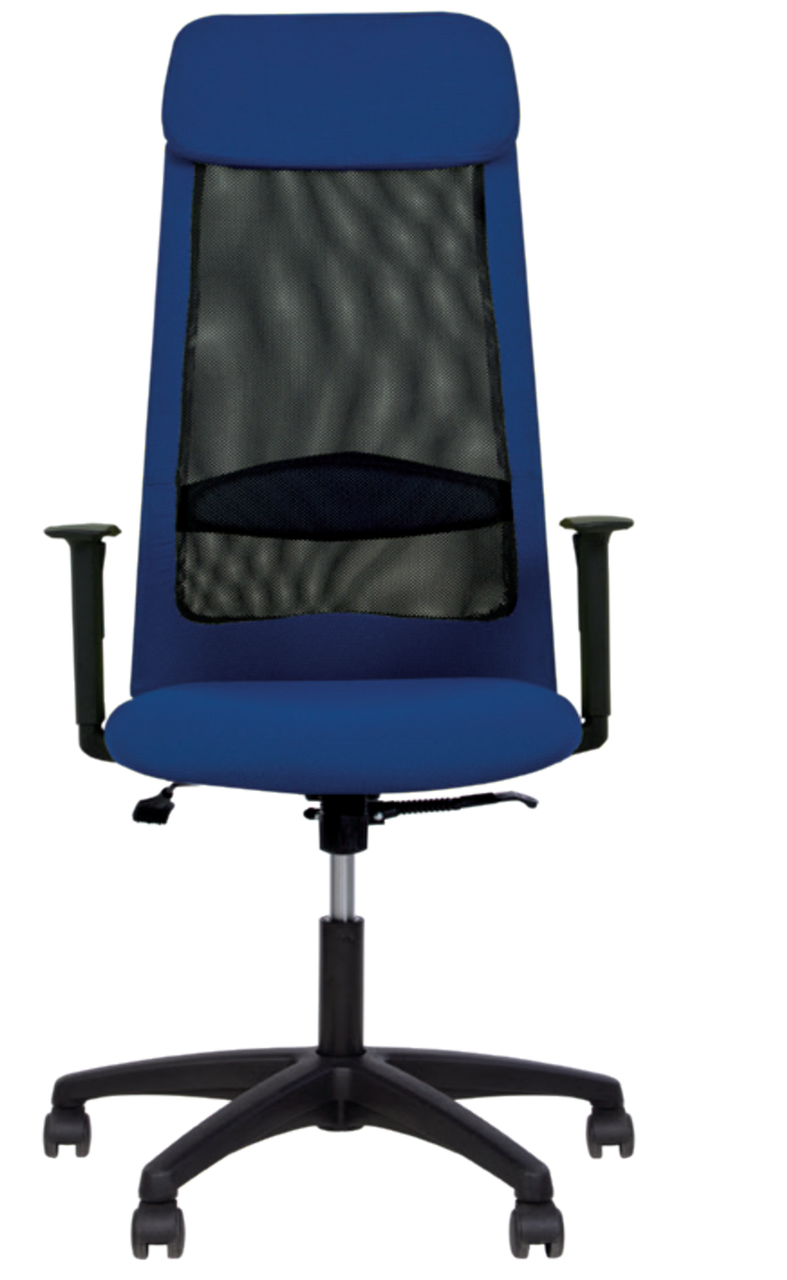 Офісне крісло Frank GTR tilt WS-122 PL64 сітка OH-5 тканина ZT-07 синя (Новий Стиль ТМ)