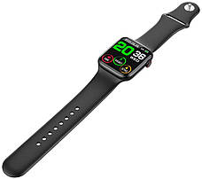 Смарт годинник Hoco Y5 Pro Smart Call Bluetooth розумний годинник спортивний фітнес Чорний, фото 4
