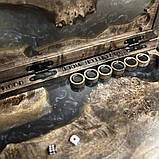 Нарди з натурального дерева та епоксидної смоли ручної роботи, фото 8