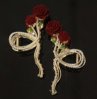 Зажим для волос "Branch of a Rose", два цвета, 13x5.5 см