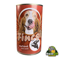 Влажный корм с говядиной для взрослых собак Fincsi Beef 1.240 кг
