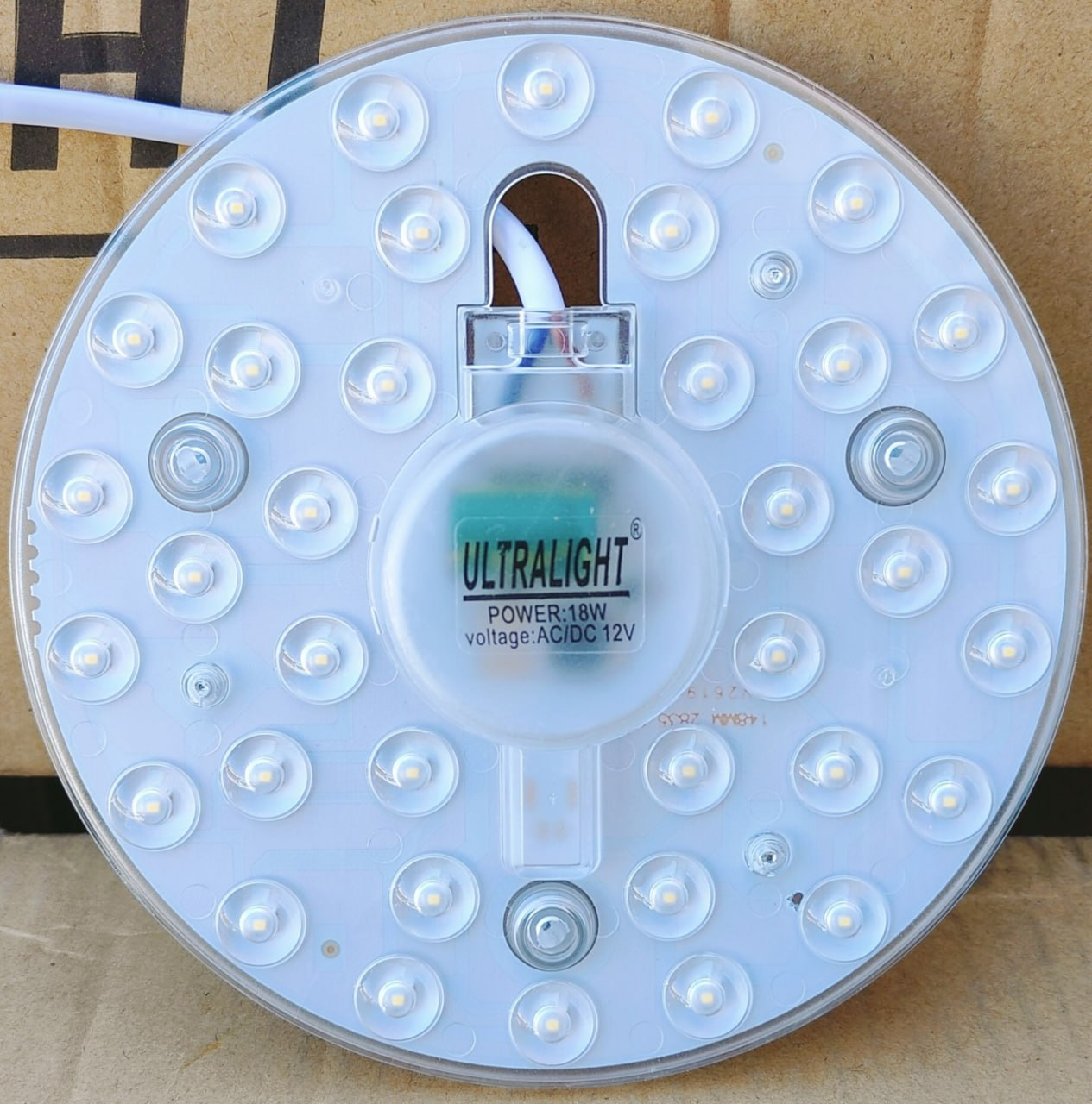 Світлодіодний модуль (заміна LED панелей) НББ МС12 18Вт 12V 5000К d-155мм на магнітах, фото 1