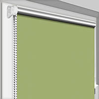 Рулонна штора Блекаут Сільвер Термо 205 зелена трава відкритого типу Besta Mini