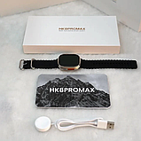 Розумний смарт-годинник HK8 Pro Max Ultra 49mm AMOLED екран смарт-годинник з магнітною зарядкою і функцією дзвінка чорний, фото 5