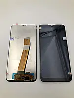 Дисплей (экран) для Samsung A01 2020/A015, черный, с сенсором (Модуль), PLS TFT LCD (узкий разъем)