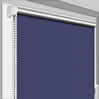 Рулонна штора Блекаут Сільвер Термо 304 темно-синій відкритого типу besta mini