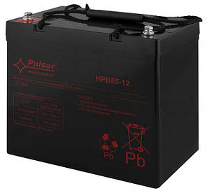 Акумулятор Pulsar HPB55-12 55Ah/12V AGM, фото 2