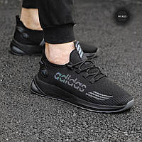 Лучшие Красивые модные качественные кроссовки кеды кроссы Yeezy Run Black Edition