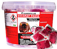 Отрута від щурів і мишей, родентицидний засіб від гризунів бромадіолон (1 кг) Escarat Pasta, Garden Lab PRP