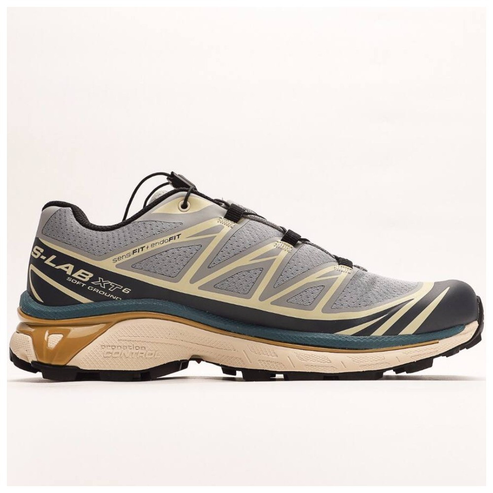 Чоловічі кросівки Salomon XT-6 Advanced Dover Grey Beige, сірі кросівки саломон адвансед довер, фото 1