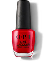 Лак для ногтей Opi NLN25 Nail Lacquer Big Apple Red красный, 15 мл