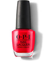 Лак для ногтей Opi NLC13 Nail Lacquer Coca-Cola Red красный, 15 мл