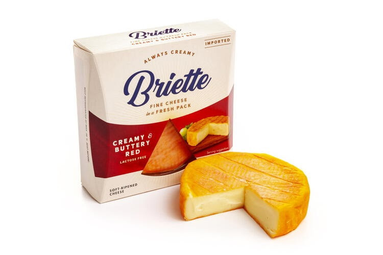 Сыр Мягкий Briette Creamy Buttery Red Сливочный Красный с Маслом 125 г Германия - фото 2 - id-p1932819096