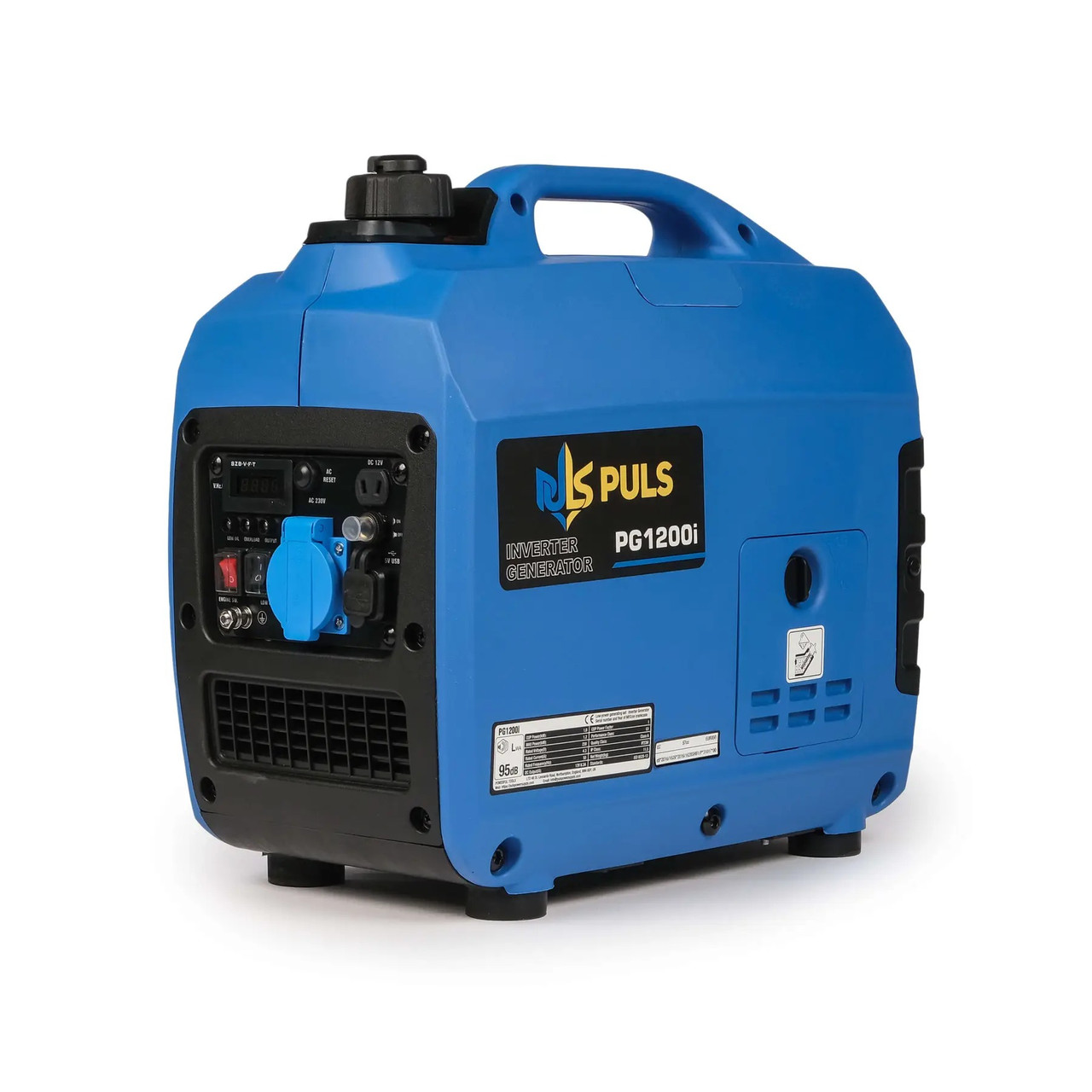 Інверторний бензиновий генератор PULS PG1200i 1.2 кВт 50 Гц 2.5 л, фото 1