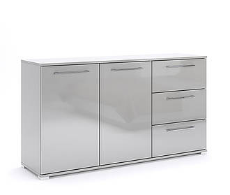 Комод 2д3ш 145,8 см Меггі Сірий глянець Шиншила Миро-Марк