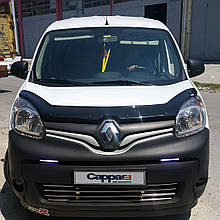Дефлектор капота (мухобійка) Renault Kangoo 2013-2020 (Cappafe)