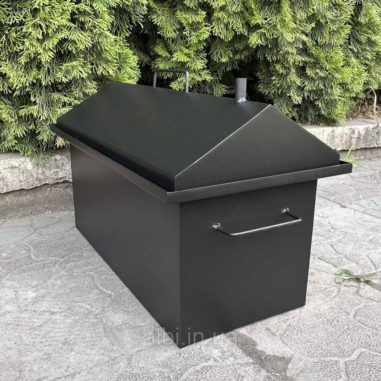 Коптильня з гідрозатвором 546х306х352 1.5мм (KOP-ST1.5-39L)