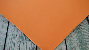 Фетр твердий клейовий лист 24х24см товщина 1мм помаранчевий