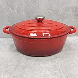 Гусятница RINGEL Essen Ростер 30*23*11 см (4.5л) з кришкою (RG-2308-30), фото 4