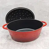 Гусятница RINGEL Essen Ростер 30*23*11 см (4.5л) з кришкою (RG-2308-30), фото 5