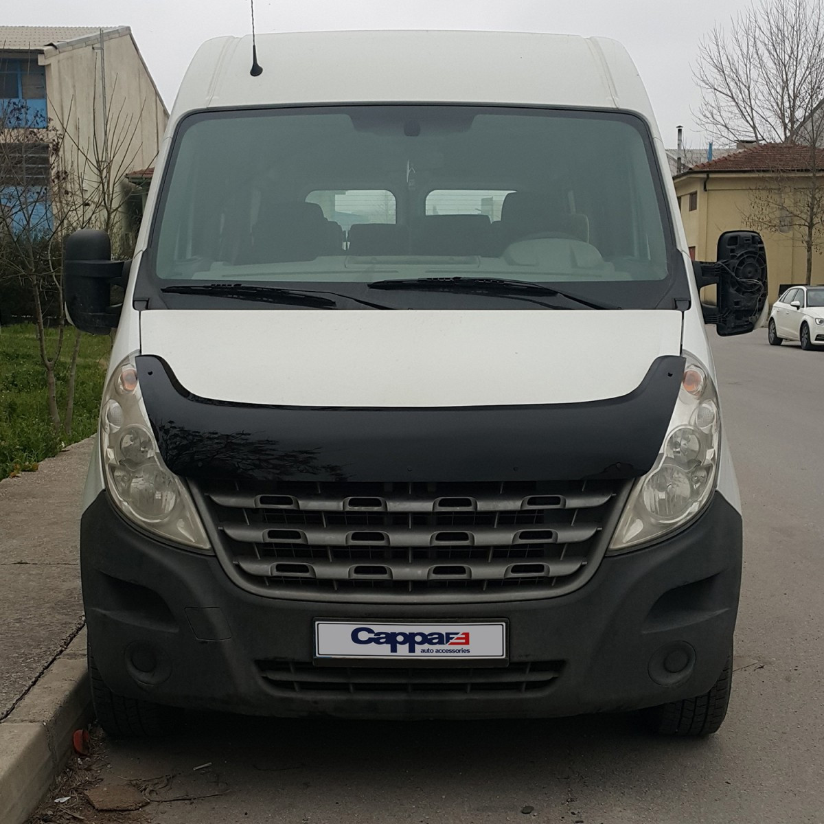 Дефлектор капота (мухобійка) Renault Master 2010-2014 (Cappafe)