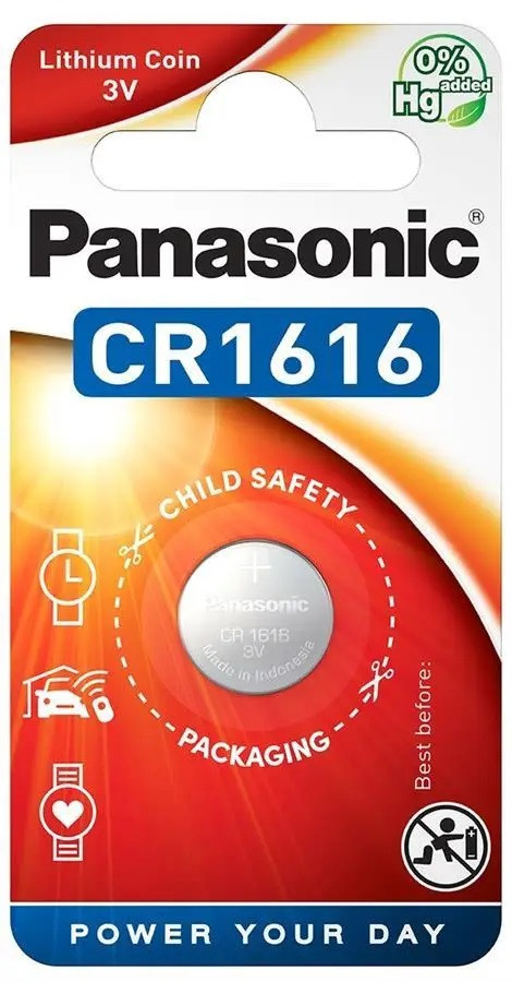 Дискова батарейка PANASONIC Cell Lithium 3V CR1616
