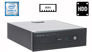 Комп'ютер HP EliteDesk 800 G1 SFF/Intel Core i3-4150 3.50GHz/8GB DDR3/HDD 500GB/Intel HD Graphics 4400